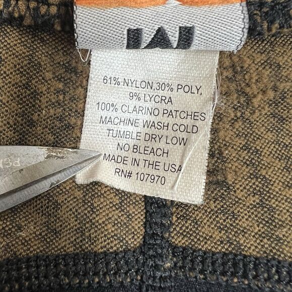 Kerrits Flow Rise Peformance Riding Pants In Amber Houndstooth Brown Women’s 6 - Picture 7 of 11